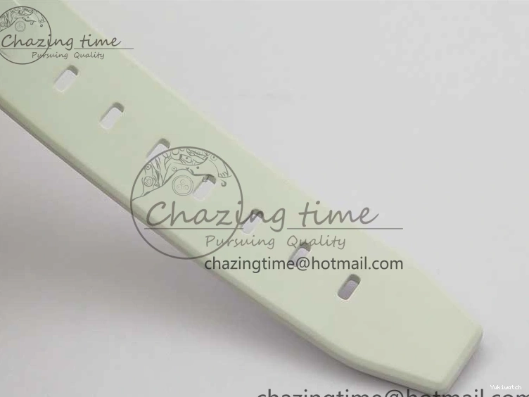 Dial Strap White Green Submariner on VR3135 3AF Transparent Best Phantomlab Edition Rubber 0217